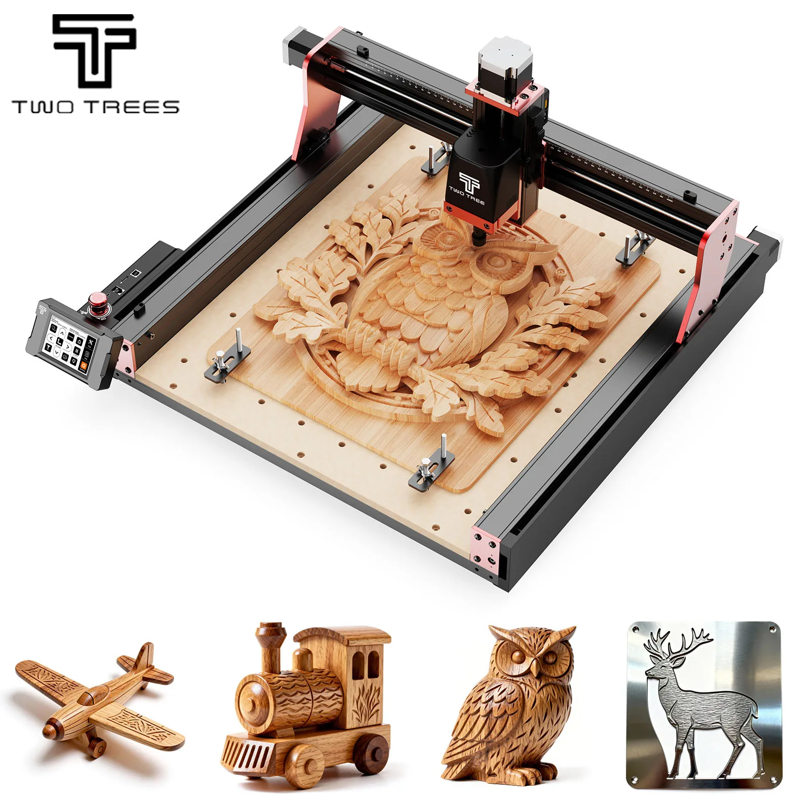 TWOTREES TTC450 Pro CNC Machine 4Axis Metal Cutting Machine For CNC Router Machine And Laser Engraving Cutting Wood GRBL Control
TWOTREES TTC450 Pro CNC Machine 4Axis Metal Cutting Machine For CNC Router Machine And Laser Engraving Cutting Wood GRBL Control