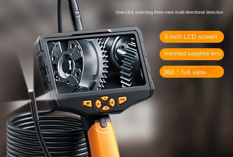 NTS300 ultra-clear industrial endoscope HD camera visual probe for automobile maintenance pipeline inspection
NTS300 ultra-clear industrial endoscope HD camera visual probe for automobile maintenance pipeline inspection