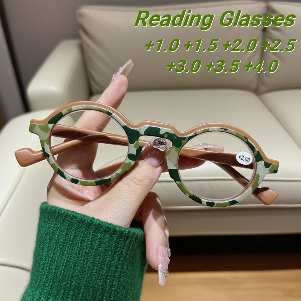 2025 Popular Retro Round Frame Women's Reading Glasses High-definition Comfortable Durable Neutral Anti Blue Light Glasses
2025 Popular Retro Round Frame Women's Reading Glasses High-definition Comfortable Durable Neutral Anti Blue Light Glasses