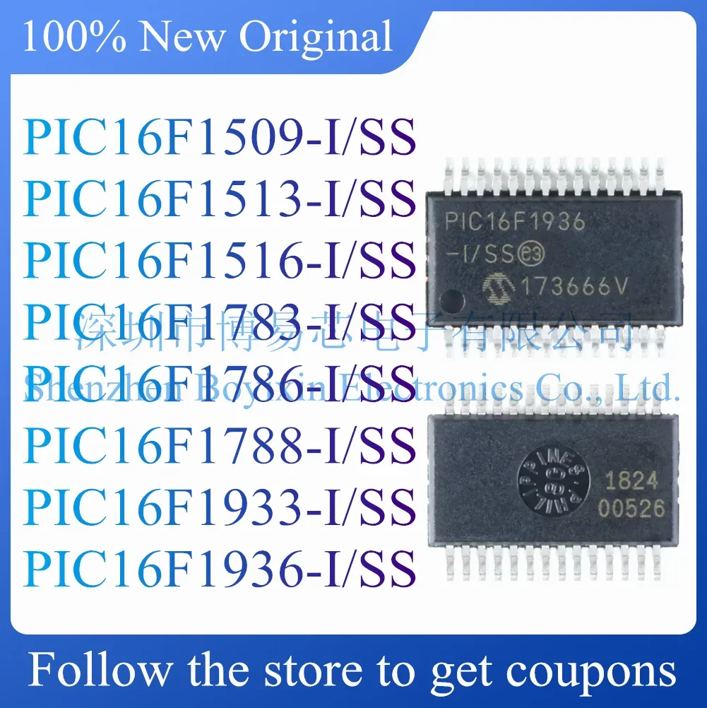 NEW PIC16F1509 PIC16F1513 PIC16F1516 PIC16F1783 PIC16F1786 PIC16F1788 PIC16F1933 PIC16F1936-I/SS
NEW PIC16F1509 PIC16F1513 PIC16F1516 PIC16F1783 PIC16F1786 PIC16F1788 PIC16F1933 PIC16F1936-I/SS