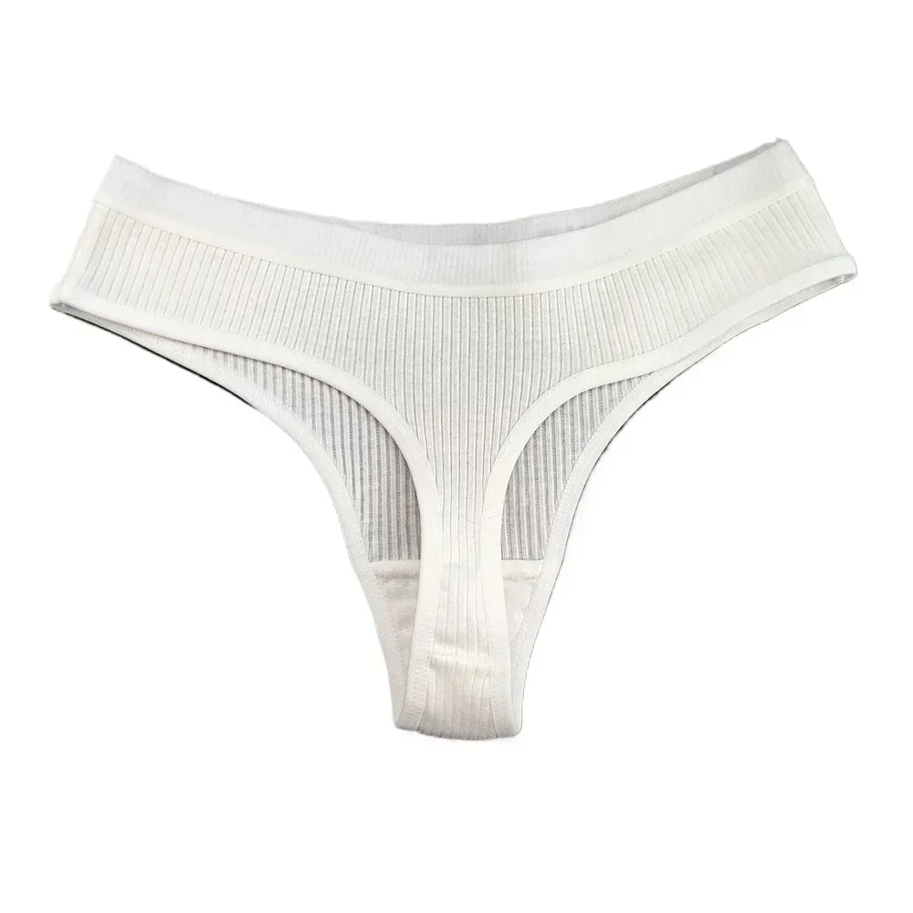 Female Underpants Solid Color Thong Pantys Lingerie G String Women Ribbed Cotton Underwear Sexy Panties
Female Underpants Solid Color Thong Pantys Lingerie G String Women Ribbed Cotton Underwear Sexy Panties