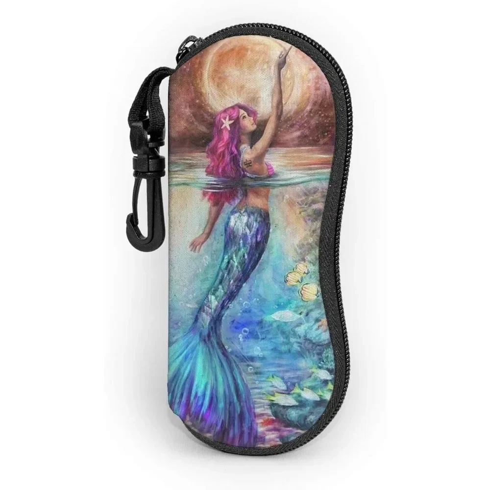 Colorful Mermaid Art Glasses Case Pouch Zipper Soft Eyewear Storage Box Outdoor Travel Portable Anti-Pressure Sunglasses Bag
Colorful Mermaid Art Glasses Case Pouch Zipper Soft Eyewear Storage Box Outdoor Travel Portable Anti-Pressure Sunglasses Bag