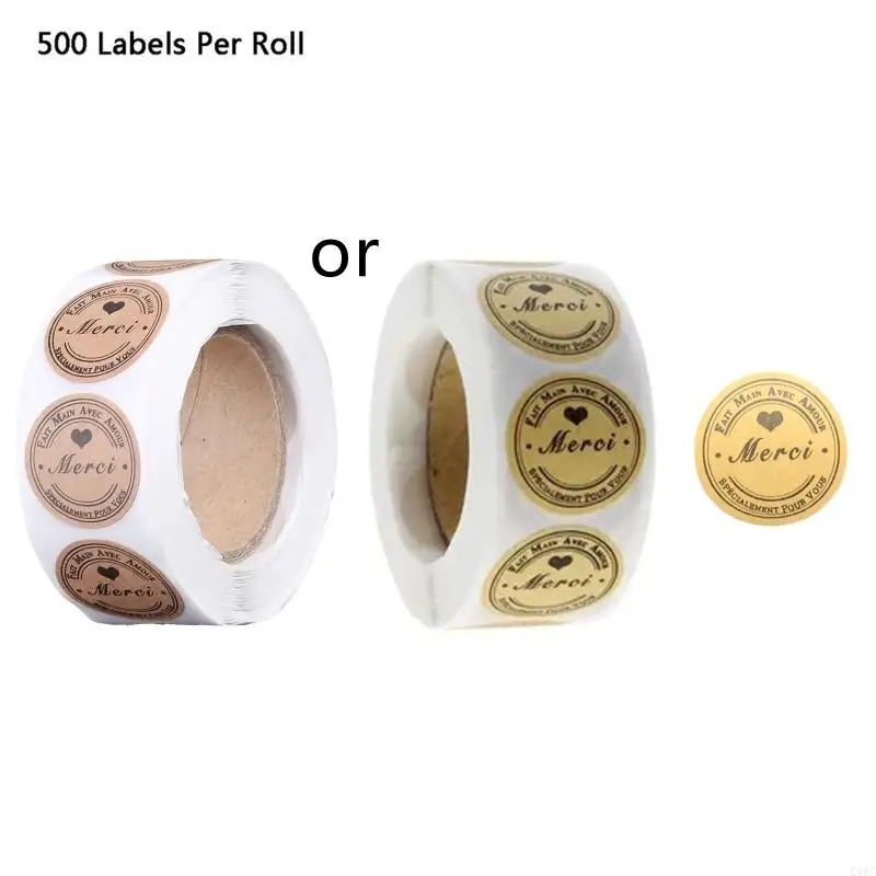 Pieces/Roll Round Merci Labels Stickers Adhesive French Thank You Stickers Tags Thanksgiving Cards Sealing Labels Q5WC
Pieces/Roll Round Merci Labels Stickers Adhesive French Thank You Stickers Tags Thanksgiving Cards Sealing Labels Q5WC