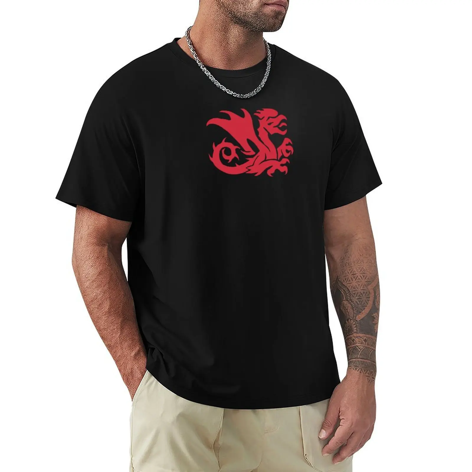 Emblem of the Red Coquatrice T-Shirt Casual Basic Short Sleeve T-Shirt
Emblem of the Red Coquatrice T-Shirt Casual Basic Short Sleeve T-Shirt