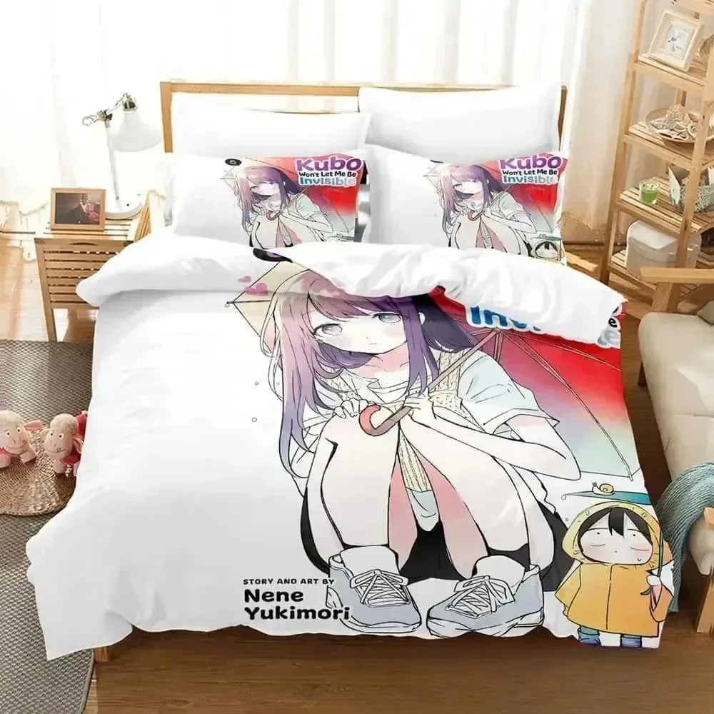 Kubo Won't Let Me Be Invisible Bedding Set Single Twin Full Queen King Size Bed Set Adult Kid Bedroom Duvet cover Sets Anime
Kubo Won't Let Me Be Invisible Bedding Set Single Twin Full Queen King Size Bed Set Adult Kid Bedroom Duvet cover Sets Anime