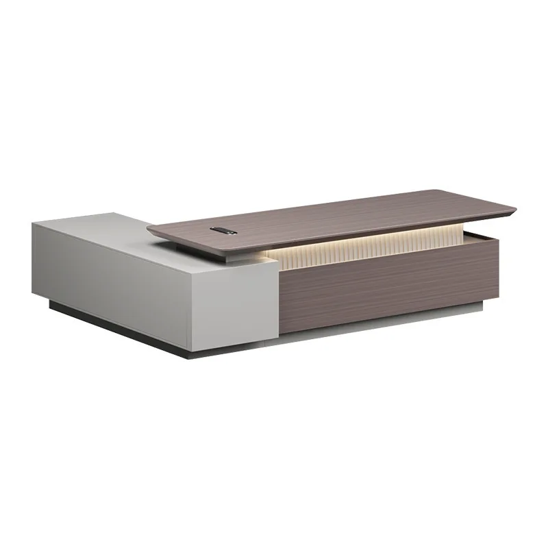 Collection series big class desk president table, high-end light luxury board boss table creative supervisor
Collection series big class desk president table, high-end light luxury board boss table creative supervisor