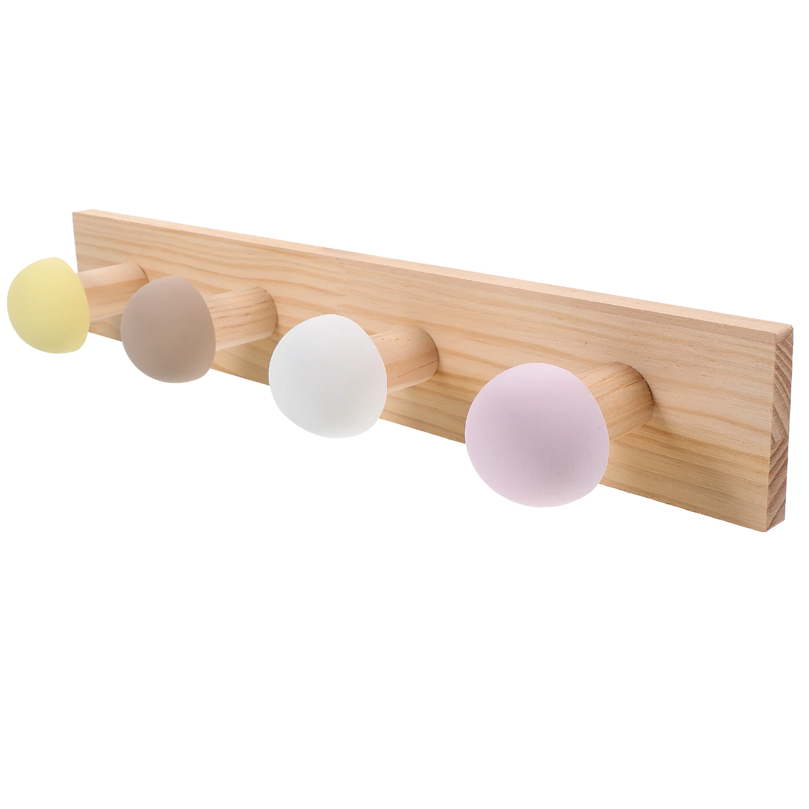 4pcs Semi Circular Ball Hooks Heavy Duty Wooden Home Supplies Coat Rack Bathroom Towel Hook Space Saving
4pcs Semi Circular Ball Hooks Heavy Duty Wooden Home Supplies Coat Rack Bathroom Towel Hook Space Saving