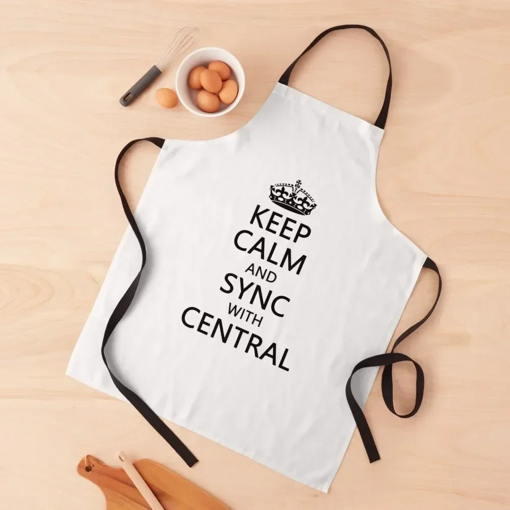 Keep calm and sync with central Apron Kitchen Man For Kitchen Men'ss Bib For Kitchen Apron
Keep calm and sync with central Apron Kitchen Man For Kitchen Men'ss Bib For Kitchen Apron
