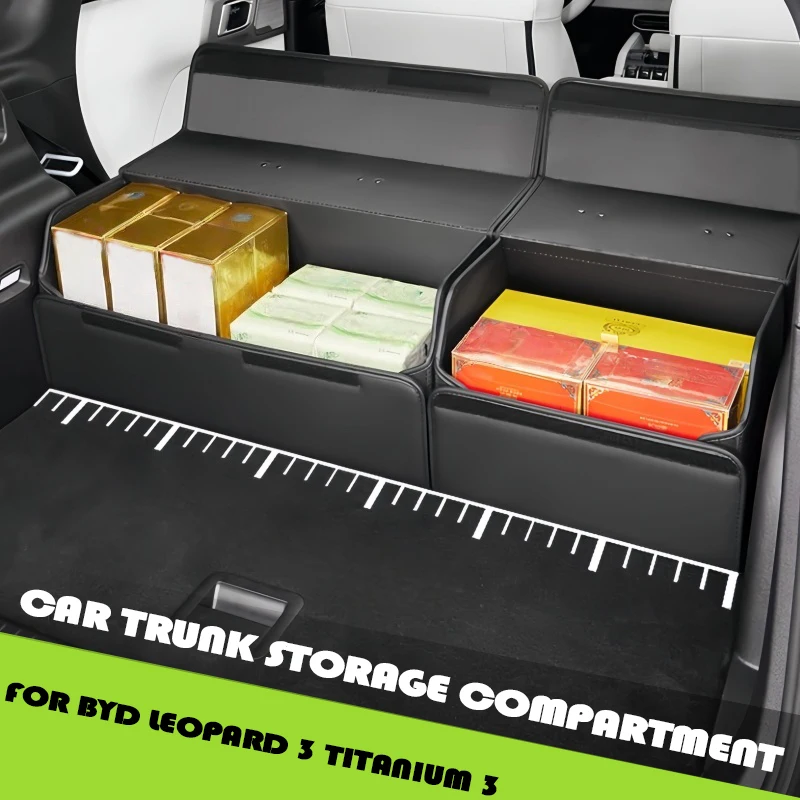 Car Trunk Storage Box Fit for BYD Leopard 3 Titanium 3 High Quality Modified Car Trunk Storage Box Car Interior Upgrade Parts 
Car Trunk Storage Box Fit for BYD Leopard 3 Titanium 3 High Quality Modified Car Trunk Storage Box Car Interior Upgrade Parts