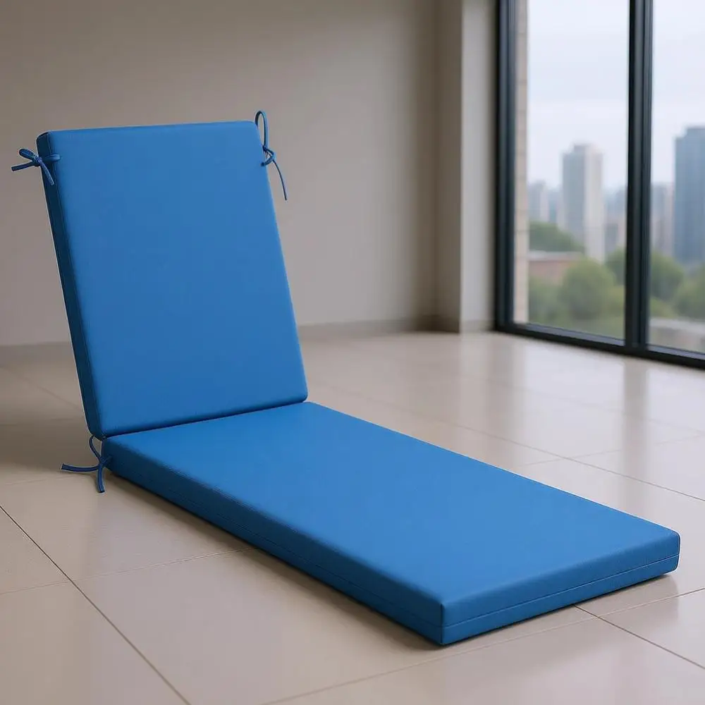 78 Inch Waterproof Outdoor Chaise Lounge Cushion, Blue, for Patio Lawn Deck Chair
78 Inch Waterproof Outdoor Chaise Lounge Cushion, Blue, for Patio Lawn Deck Chair