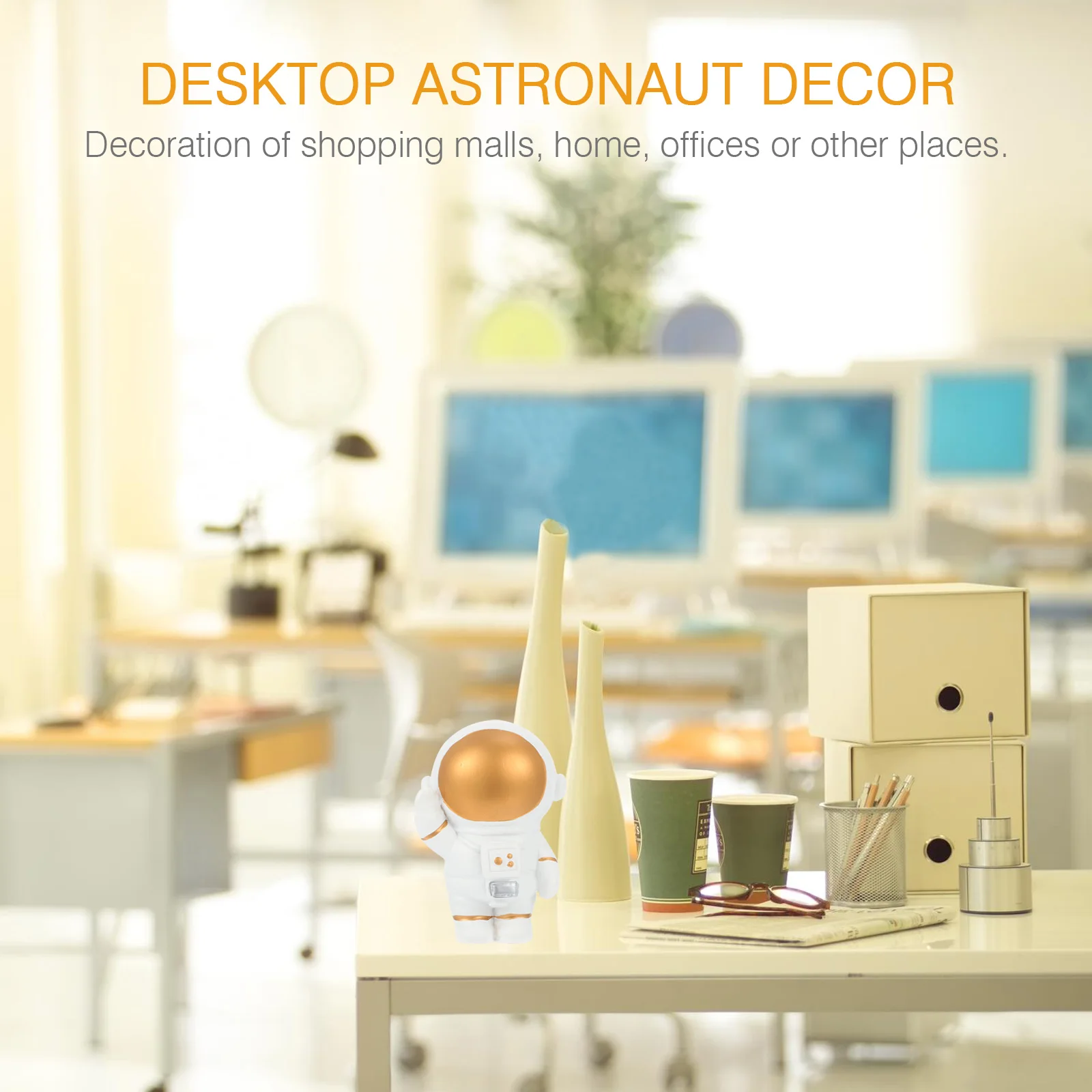 Decoration Astronaut Ornament Resin Statues Figurine Golden Desktop Figurines Sculpture
Decoration Astronaut Ornament Resin Statues Figurine Golden Desktop Figurines Sculpture