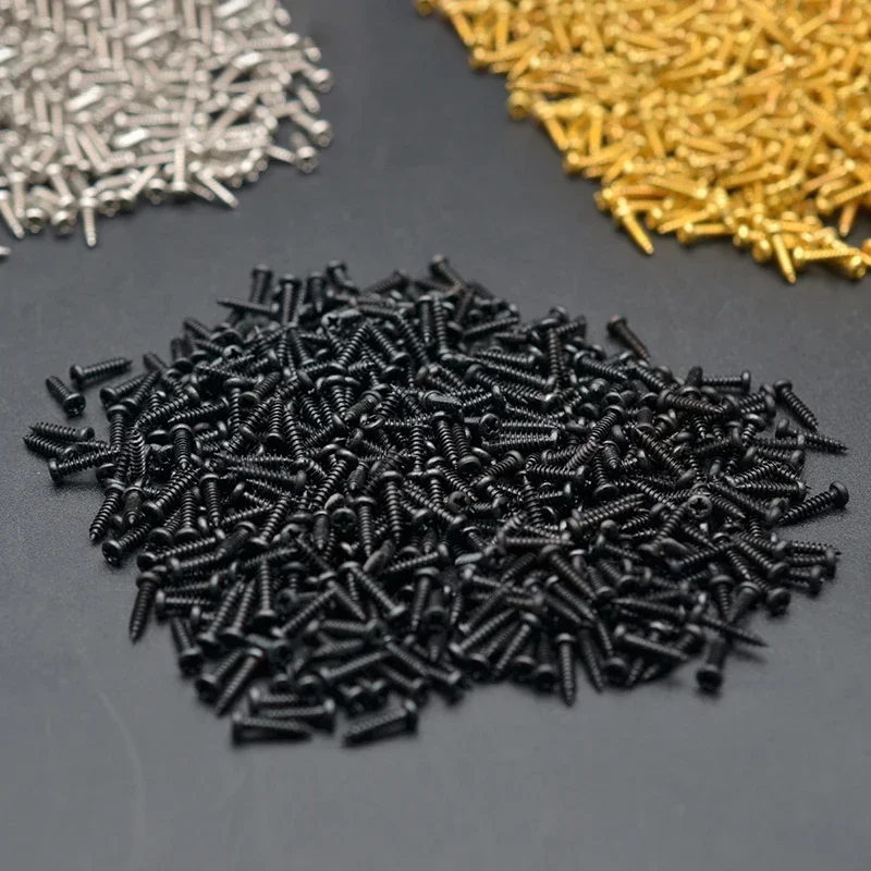 500pcs Guitar Screws 2.3*11mm for Guitar Bass Ukulele Machine Head Tuner Tuning Pegs Screw
500pcs Guitar Screws 2.3*11mm for Guitar Bass Ukulele Machine Head Tuner Tuning Pegs Screw
