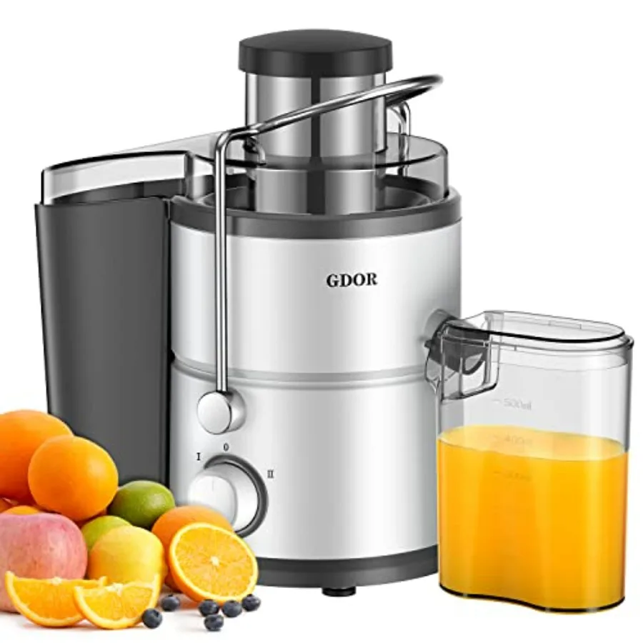 800W Juicer Machine, 3” Wide Feed Chute, Dual-Speed Centrifugal Juicer for Fruits & Vegetables, Anti-Drip Function, BPA-Free, Ea
800W Juicer Machine, 3” Wide Feed Chute, Dual-Speed Centrifugal Juicer for Fruits & Vegetables, Anti-Drip Function, BPA-Free, Ea