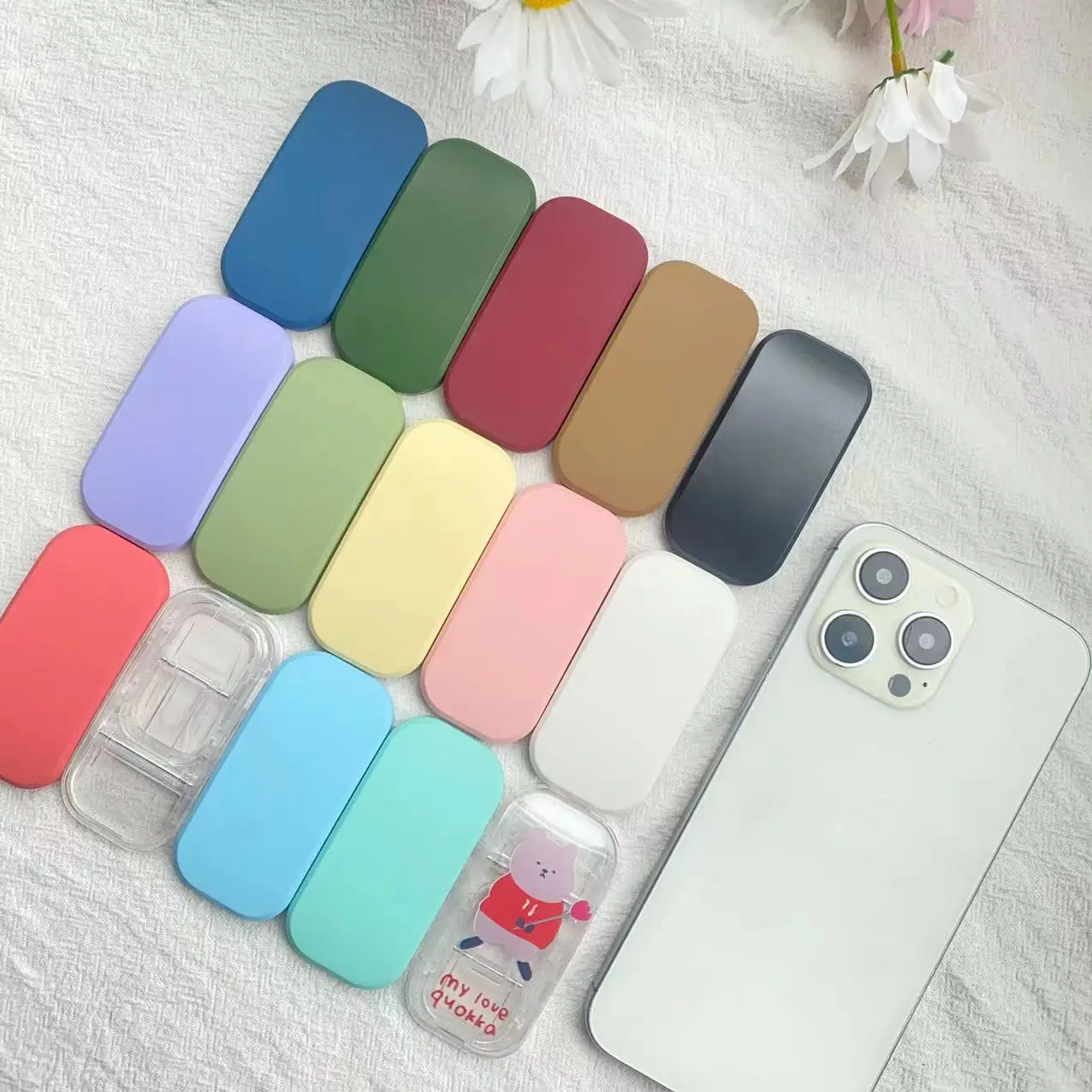 Macaron Color Sliding Phone Stand Matte Retractable Pull-out Holder Minimalist Anti-slip Phone Bracket Finger Socket for Desk
Macaron Color Sliding Phone Stand Matte Retractable Pull-out Holder Minimalist Anti-slip Phone Bracket Finger Socket for Desk