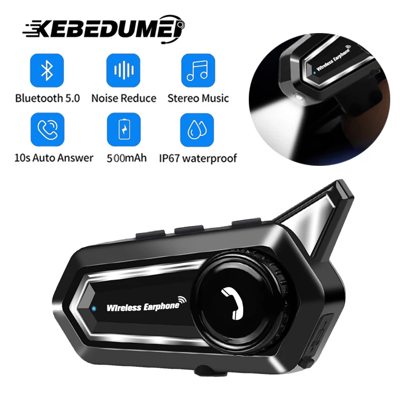 BT31 Bluetooth 5.0 Motorcycle Helmet Headset Stereo Voice Control Hands Free Call 500mAh IPX6 Waterproof For Riding Skiing
BT31 Bluetooth 5.0 Motorcycle Helmet Headset Stereo Voice Control Hands Free Call 500mAh IPX6 Waterproof For Riding Skiing