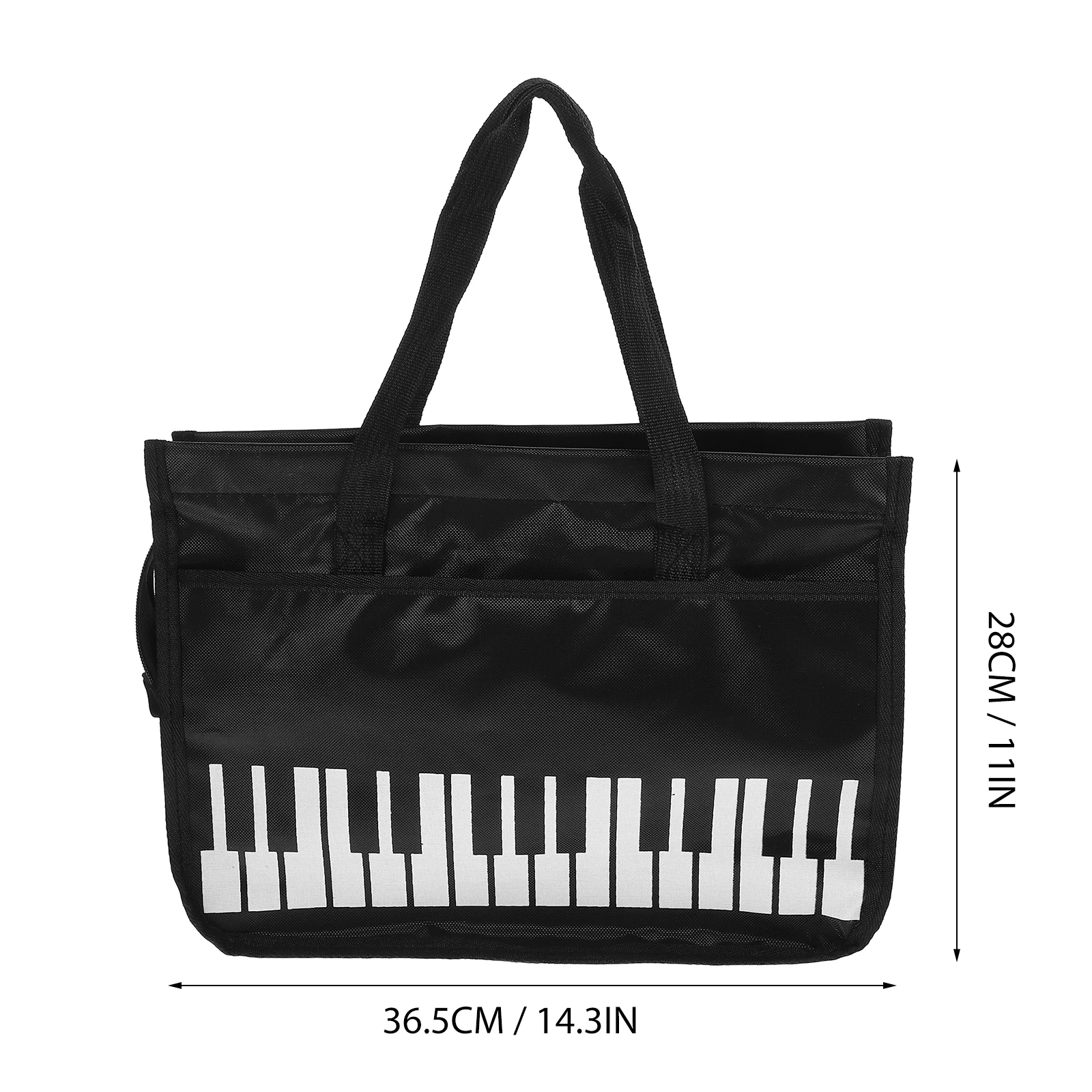 Music Sheet Bag A4 Black Waterproof Storage Pouch for Musicians Score Holder Keyboard Pattern Lightweight Portable Music 
Music Sheet Bag A4 Black Waterproof Storage Pouch for Musicians Score Holder Keyboard Pattern Lightweight Portable Music