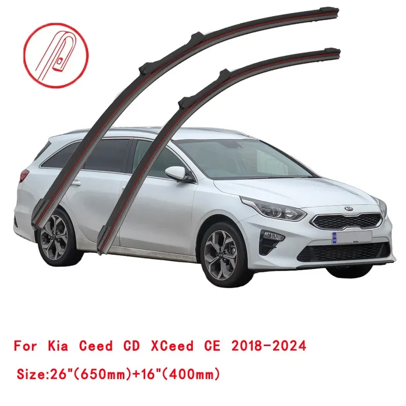 For Kia Ceed XCeed ED JD CD 2006-2024 Car Windshield Wiper Blade Front Windscreen Windshield Brushes Washer Accessories Cleaning
For Kia Ceed XCeed ED JD CD 2006-2024 Car Windshield Wiper Blade Front Windscreen Windshield Brushes Washer Accessories Cleaning