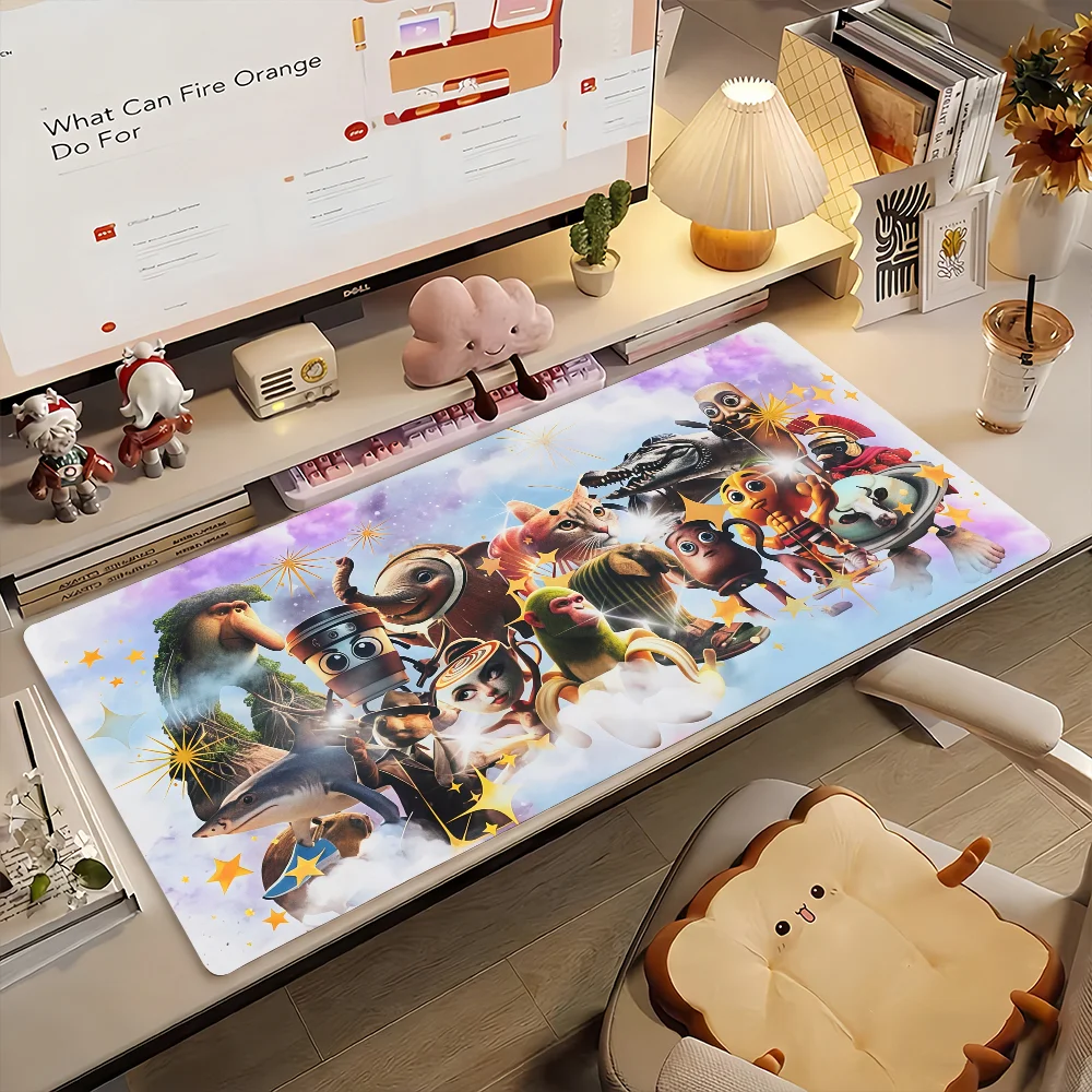 Cartoon Italian Brainrot Mouse Pad Non-slip Rubber Computer Mat Gamer Balance Decoracion Deskmat Laptop Office Large
Cartoon Italian Brainrot Mouse Pad Non-slip Rubber Computer Mat Gamer Balance Decoracion Deskmat Laptop Office Large
