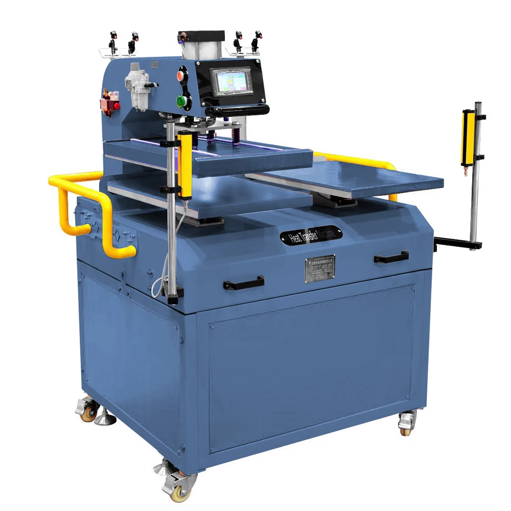 Fully Automatic T-Shirt Heat Press Machine Dual Stations Pneumatic Up-Slide Infrared Positioning for DIY Printing Commercial Use
Fully Automatic T-Shirt Heat Press Machine Dual Stations Pneumatic Up-Slide Infrared Positioning for DIY Printing Commercial Use