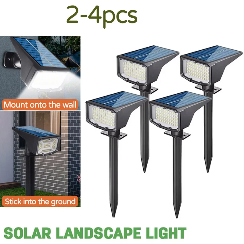 2/4Pcs Solar Powered 53LED Lamp Adjustable Solar Spotlight In-Ground IP65 Waterproof Landscape Wall Light Outdoor Lighting
2/4Pcs Solar Powered 53LED Lamp Adjustable Solar Spotlight In-Ground IP65 Waterproof Landscape Wall Light Outdoor Lighting