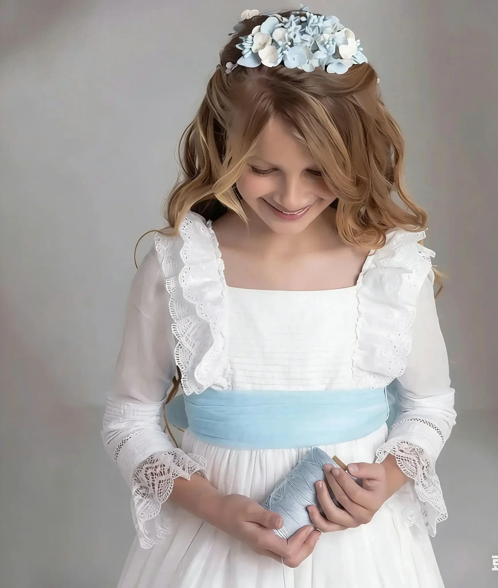 Customized Flower Girl Dress For Wedding Princess Long Sleeve Lace Floral Belt Bridesmaid mini Bridesmaid Cotton Gown
Customized Flower Girl Dress For Wedding Princess Long Sleeve Lace Floral Belt Bridesmaid mini Bridesmaid Cotton Gown