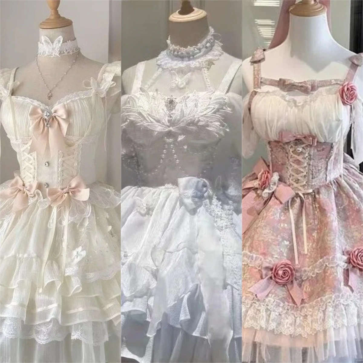 Even Party Dress Sets Women Japanese Kawaii Lolita Dress French Elegant Vintage Sweet Bow Birthdays Dresses Harajuku Y2k Bandage
Even Party Dress Sets Women Japanese Kawaii Lolita Dress French Elegant Vintage Sweet Bow Birthdays Dresses Harajuku Y2k Bandage