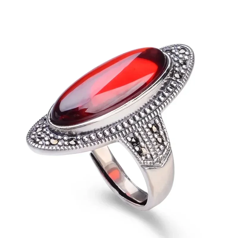 Real Pure 925 Silver Women Ring Large Antique Ring Women Natural Black Onyx Stone Elegant Fine Jewelry
Real Pure 925 Silver Women Ring Large Antique Ring Women Natural Black Onyx Stone Elegant Fine Jewelry