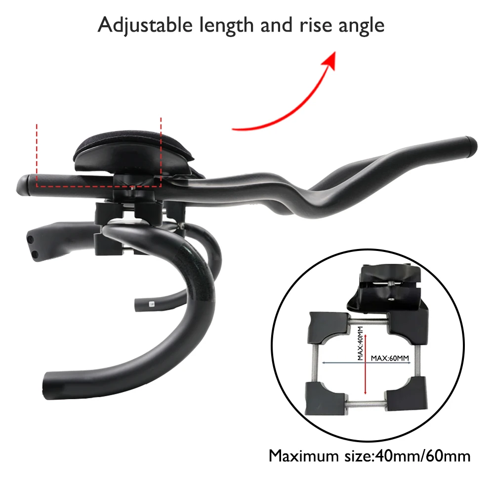 No logo Carbon Fiber Bicycle Stand, TT Handlebar Bicycle Handle Extender, Triathlon Time Trial, 3K Matte, Bicycle Accessories
No logo Carbon Fiber Bicycle Stand, TT Handlebar Bicycle Handle Extender, Triathlon Time Trial, 3K Matte, Bicycle Accessories