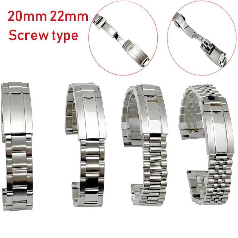 Ремешок для часов Screw Jubilee Oyster из серебристой нержавеющей стали 20 мм 22 мм, прямой и изогнутый концевой элемент, подходит для часов RLX SKX.
Ремешок для часов Screw Jubilee Oyster из серебристой нержавеющей стали 20 мм 22 мм, прямой и изогнутый концевой элемент, подходит для часов RLX SKX.