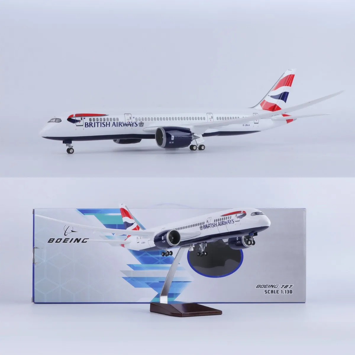 43cm British Airways B787 Diecast Resin Airplane Model Kit with Wheels Landing Gears for Collection Displays or home decor
43cm British Airways B787 Diecast Resin Airplane Model Kit with Wheels Landing Gears for Collection Displays or home decor