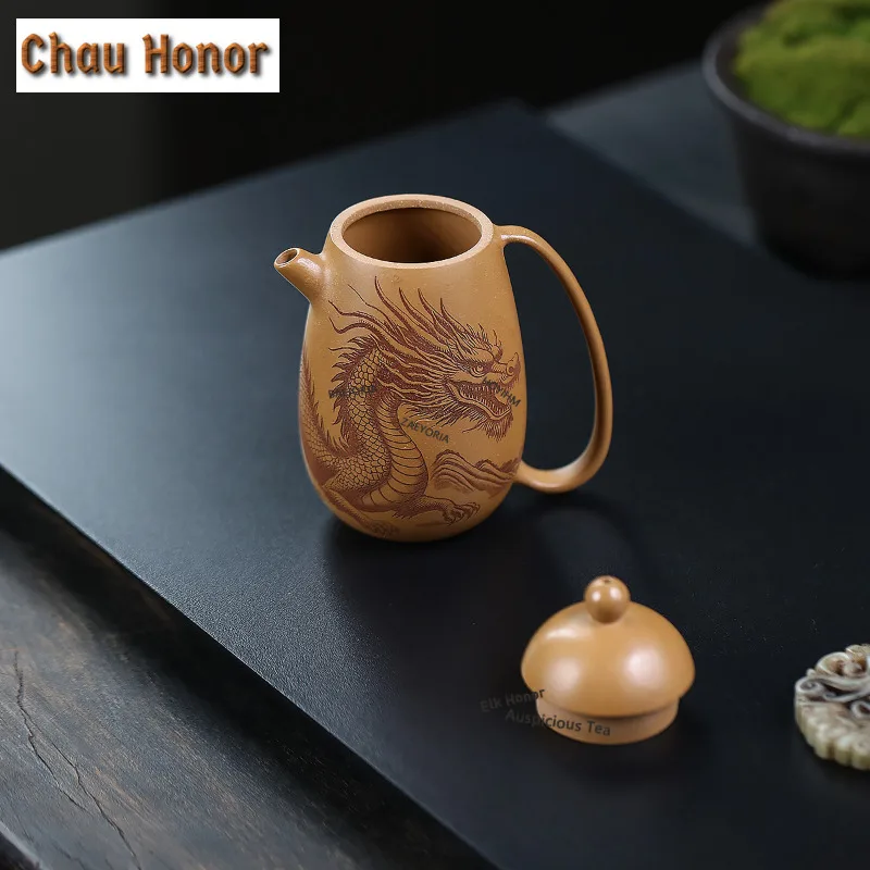 150ml Retro Yixing Purple Clay Teapots Handmade High Dargon Egg Pot Raw Ore Golden Section Mud Kettle With Strainer Zisha Teaset
150ml Retro Yixing Purple Clay Teapots Handmade High Dargon Egg Pot Raw Ore Golden Section Mud Kettle With Strainer Zisha Teaset