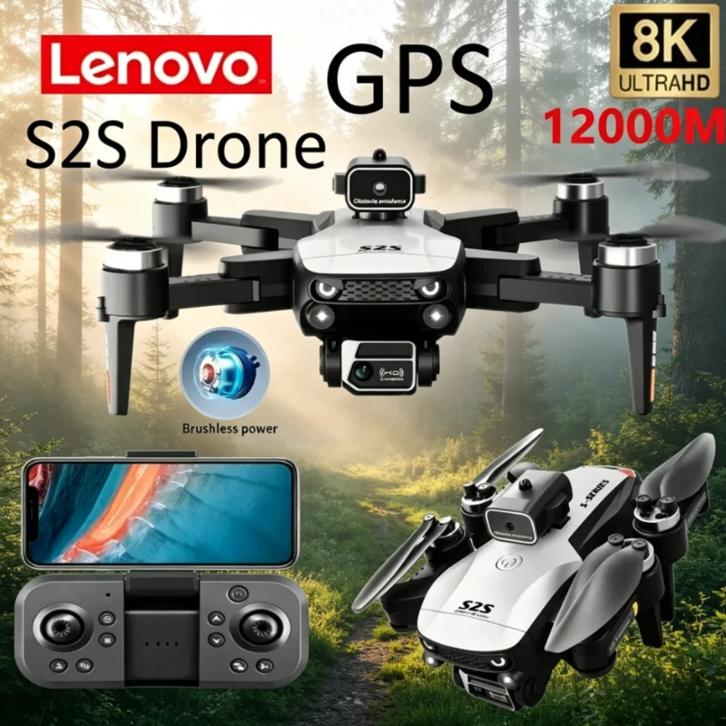 Lenovo S2S Brushless Drone GPS 8K Dual-Camera Omnidirectional Obstacle AvoidanceQuadcopter Aerial Photography Toys
Lenovo S2S Brushless Drone GPS 8K Dual-Camera Omnidirectional Obstacle AvoidanceQuadcopter Aerial Photography Toys