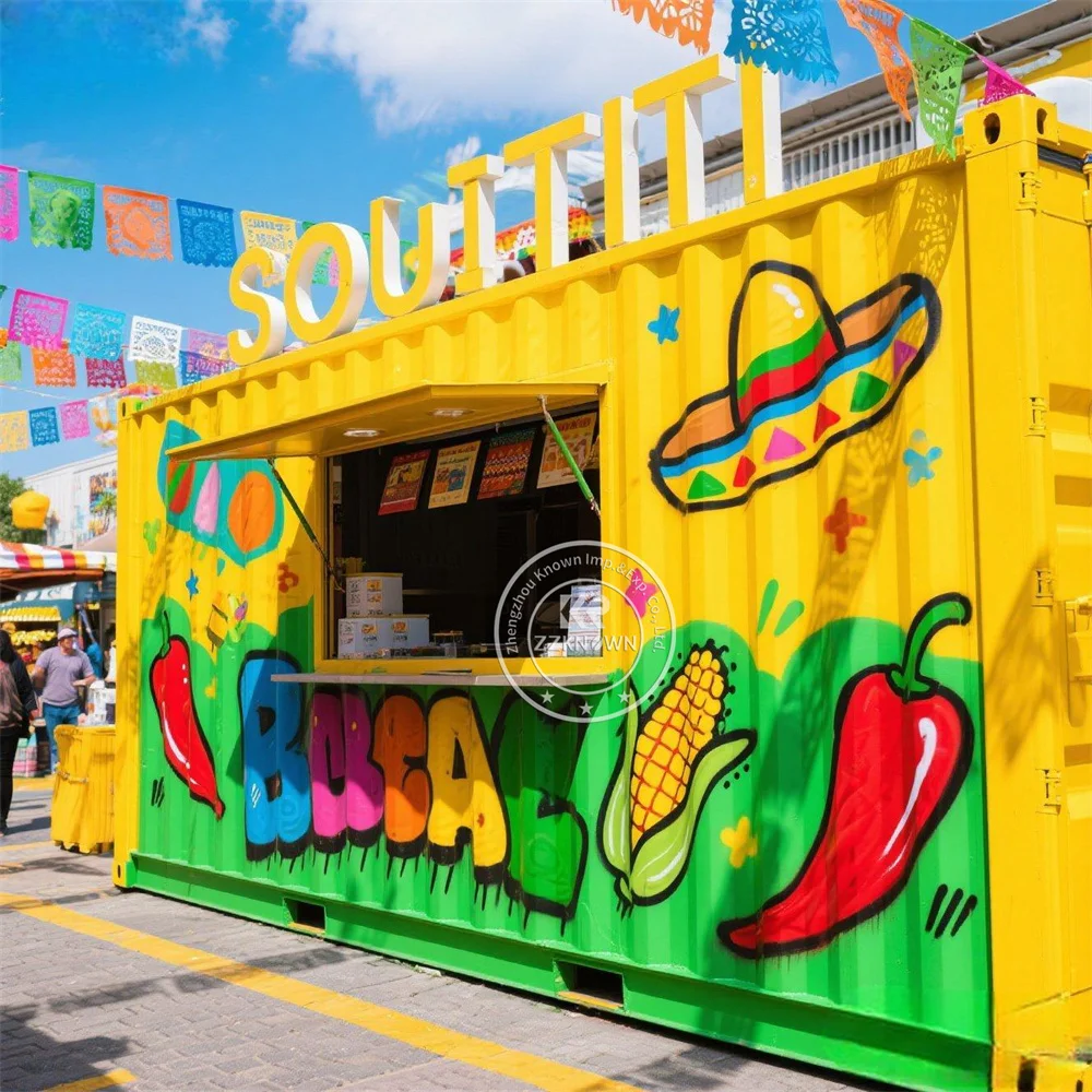 Modern Office Store Shipping Container Bar Street Restaurant Fully Kitchen Prefabricated Outdoor Coffee Shop Kiosk
Modern Office Store Shipping Container Bar Street Restaurant Fully Kitchen Prefabricated Outdoor Coffee Shop Kiosk