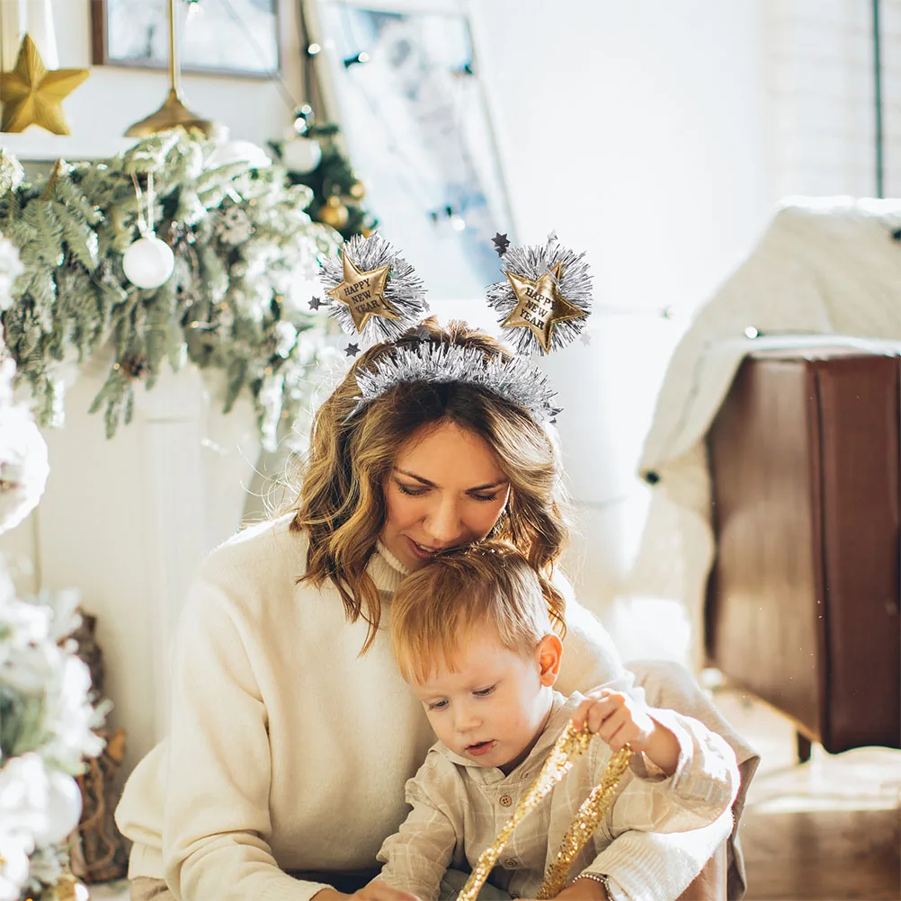 2pcs Golden New Year Hair Hoops Festive Headb Party Accessories Happy New Year Headdress Hairb s Christmas Photo Props
2pcs Golden New Year Hair Hoops Festive Headb Party Accessories Happy New Year Headdress Hairb s Christmas Photo Props