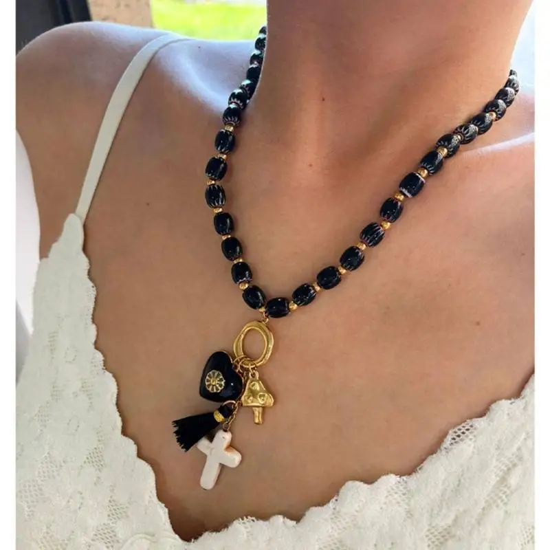 31BB Layer Stainless Steel Crosses Necklace Bead Chain Gothic Jewelry Adjustable
31BB Layer Stainless Steel Crosses Necklace Bead Chain Gothic Jewelry Adjustable