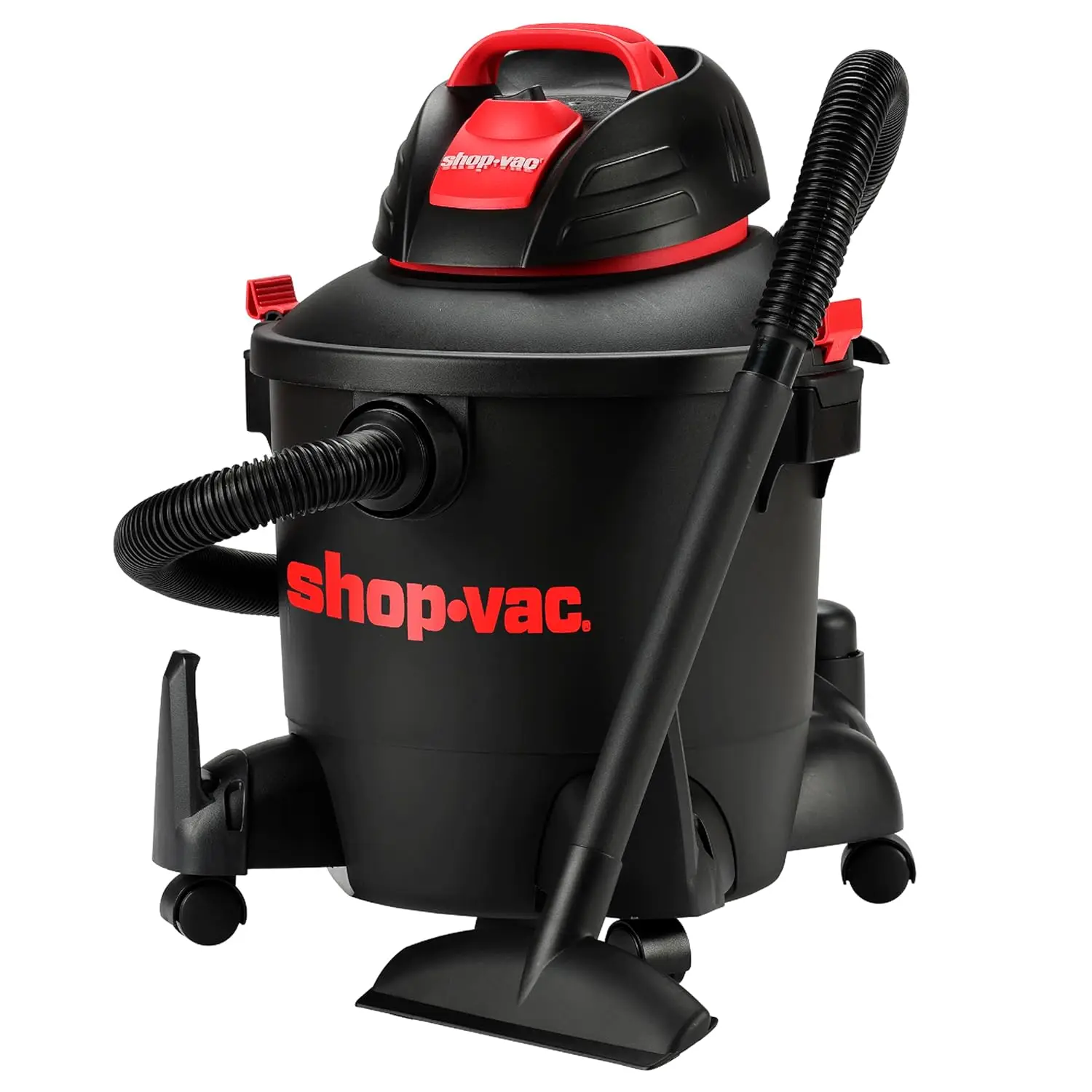 8-Gallon Wet/Dry Vacuum with 4.5 HP Motor, 7-Foot Hose for Garage, Workshop & Home Cleaning
8-Gallon Wet/Dry Vacuum with 4.5 HP Motor, 7-Foot Hose for Garage, Workshop & Home Cleaning