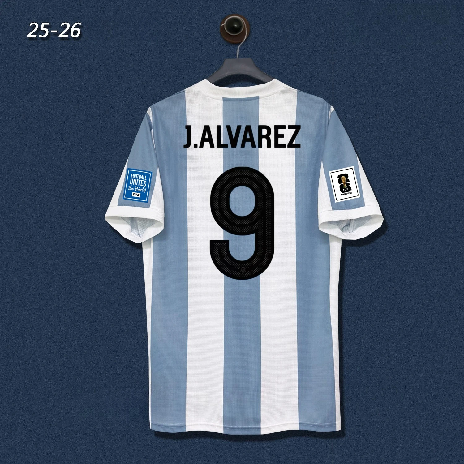 2025 Argentina 50th Anniversary Edition No. 9 Jersey, Men's Women's Children's Breathable Quick Dry Training T-Shirt
2025 Argentina 50th Anniversary Edition No. 9 Jersey, Men's Women's Children's Breathable Quick Dry Training T-Shirt