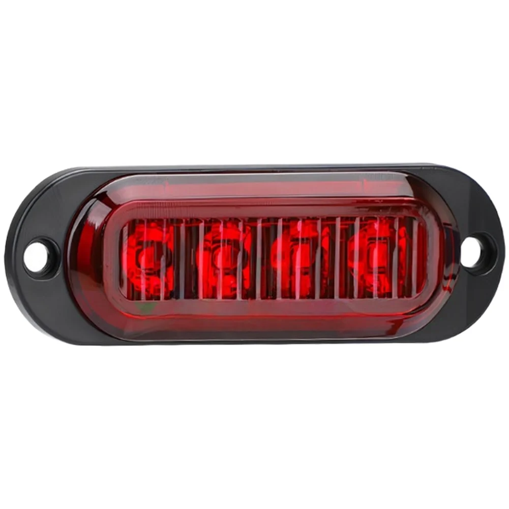 4 LED Multi Color Side Marker Lights for Truck Trailer Turn Signal Amber Red White Blue Green Waterproof DC 12 24V
4 LED Multi Color Side Marker Lights for Truck Trailer Turn Signal Amber Red White Blue Green Waterproof DC 12 24V