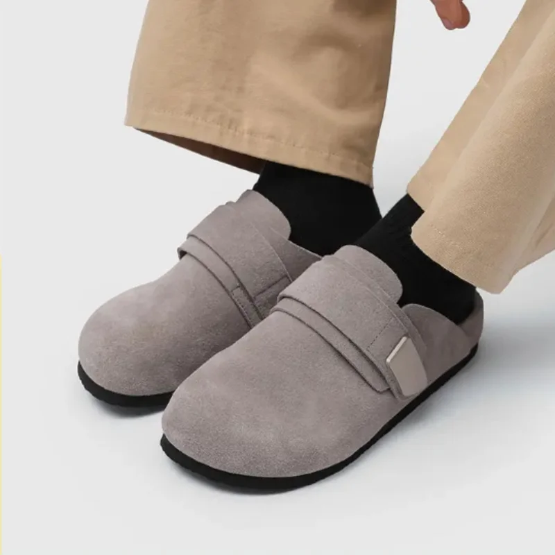 Модные женские замшевые мюли-шлепанцы для пляжа и улицы, мужские сабо с пробковой стелькой, сандалии с поддержкой свода стопы, домашняя обувь, большие размеры до 46
Модные женские замшевые мюли-шлепанцы для пляжа и улицы, мужские сабо с пробковой стелькой, сандалии с поддержкой свода стопы, домашняя обувь, большие размеры до 46