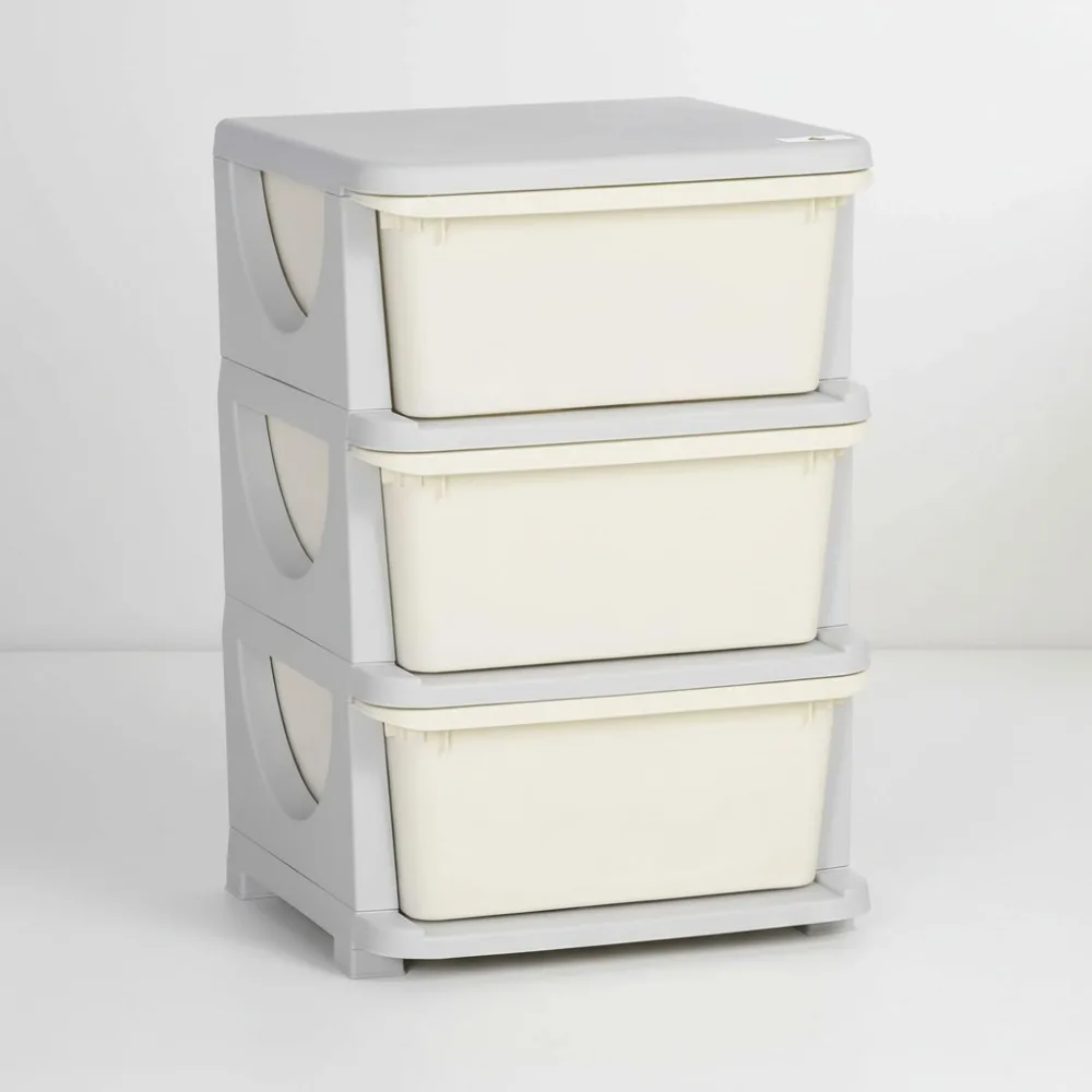 3-Tier Kids Storage Organizer with Removable Drawers, Toy Chest for Bedroom Nursery Playroom, Cream White
3-Tier Kids Storage Organizer with Removable Drawers, Toy Chest for Bedroom Nursery Playroom, Cream White