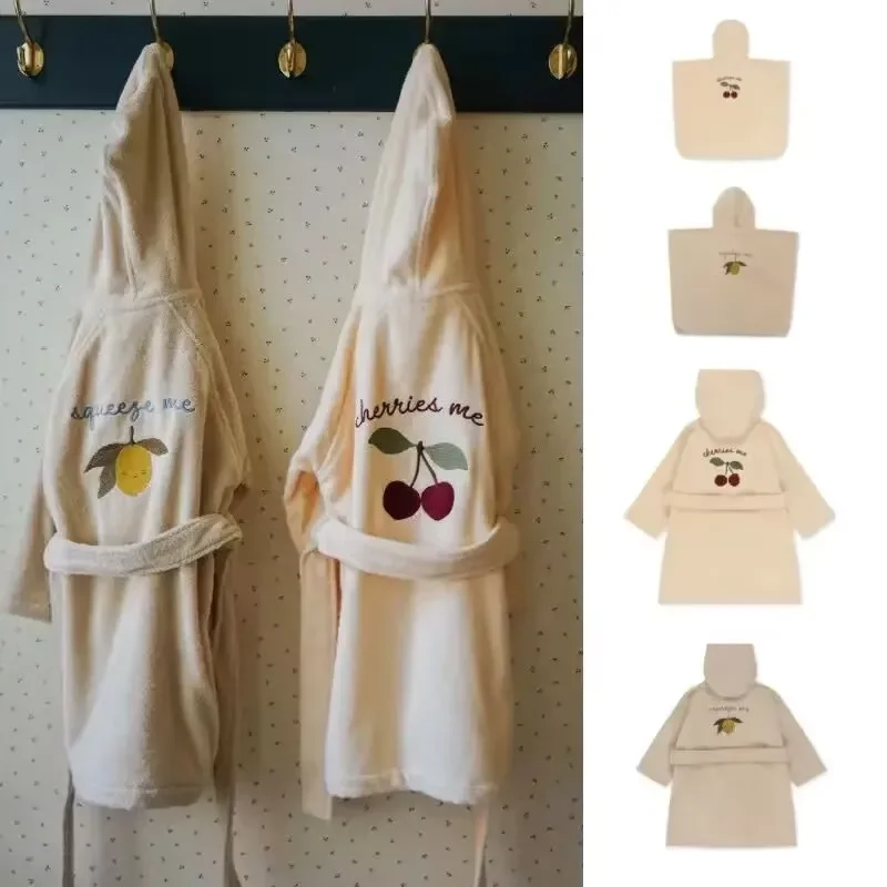 Children Cotton Bathrobe 2025 New Girls Embroidery Bath Towel Cloak Boys Hooded Pyjamas Baby Kids Soft Bath Robe Nightgown
Children Cotton Bathrobe 2025 New Girls Embroidery Bath Towel Cloak Boys Hooded Pyjamas Baby Kids Soft Bath Robe Nightgown