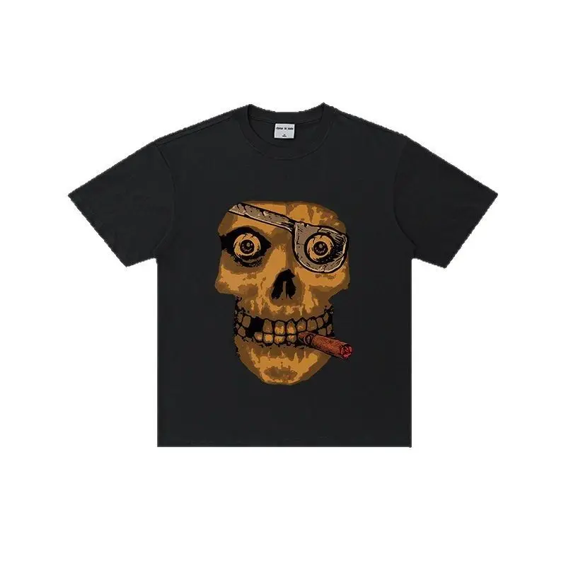Новая модная мужская футболка 2026 года с графическим принтом «Байкерский череп», уличный стиль, высокое качество, свободный крой, дышащая, с коротким рукавом
Новая модная мужская футболка 2026 года с графическим принтом «Байкерский череп», уличный стиль, высокое качество, свободный крой, дышащая, с коротким рукавом