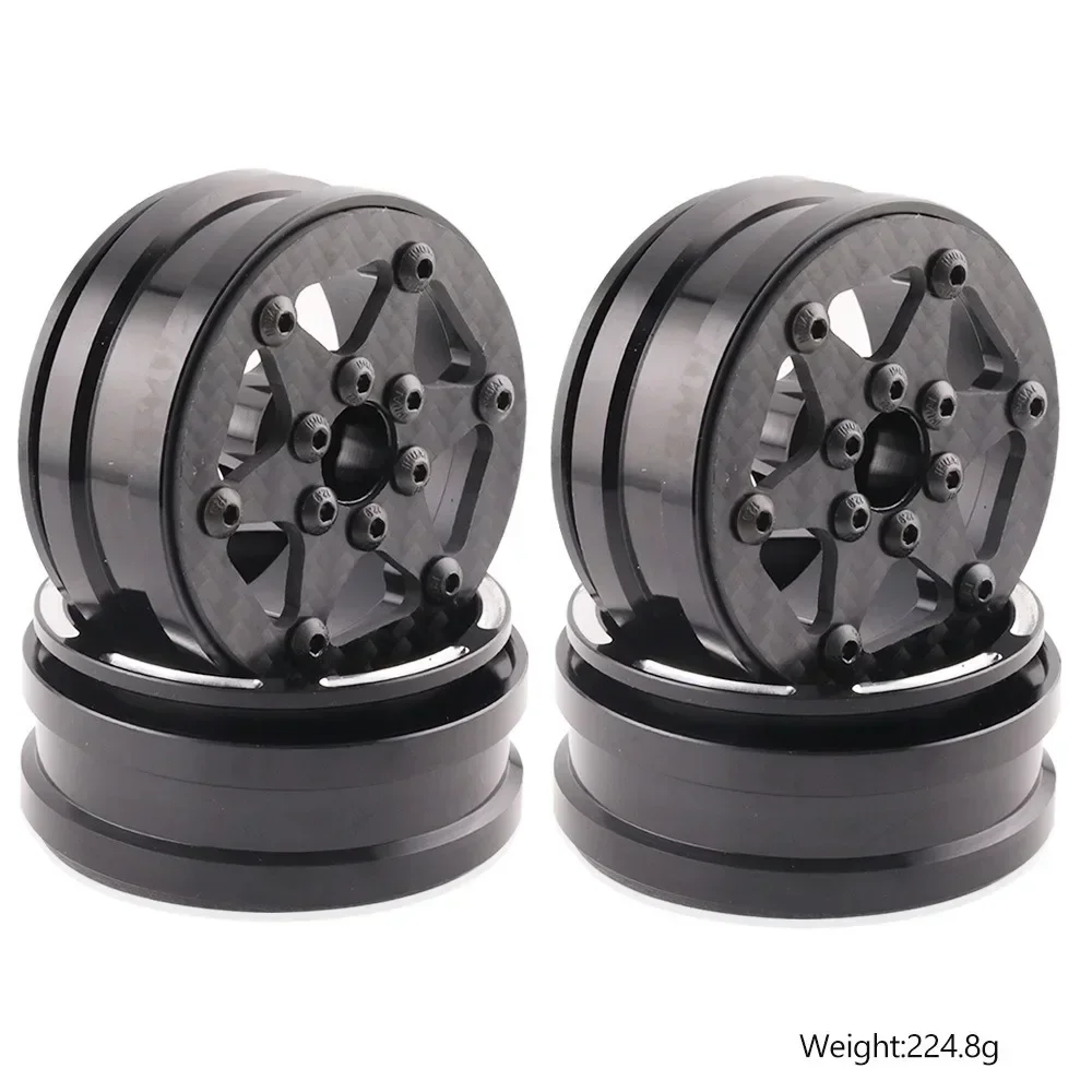 4Pcs Carbon Fiber 1.9Inch Beadlock Wheel Rim Wheel Hub For 1/10 RC Crawler Car Axial SCX10 TRX4
4Pcs Carbon Fiber 1.9Inch Beadlock Wheel Rim Wheel Hub For 1/10 RC Crawler Car Axial SCX10 TRX4