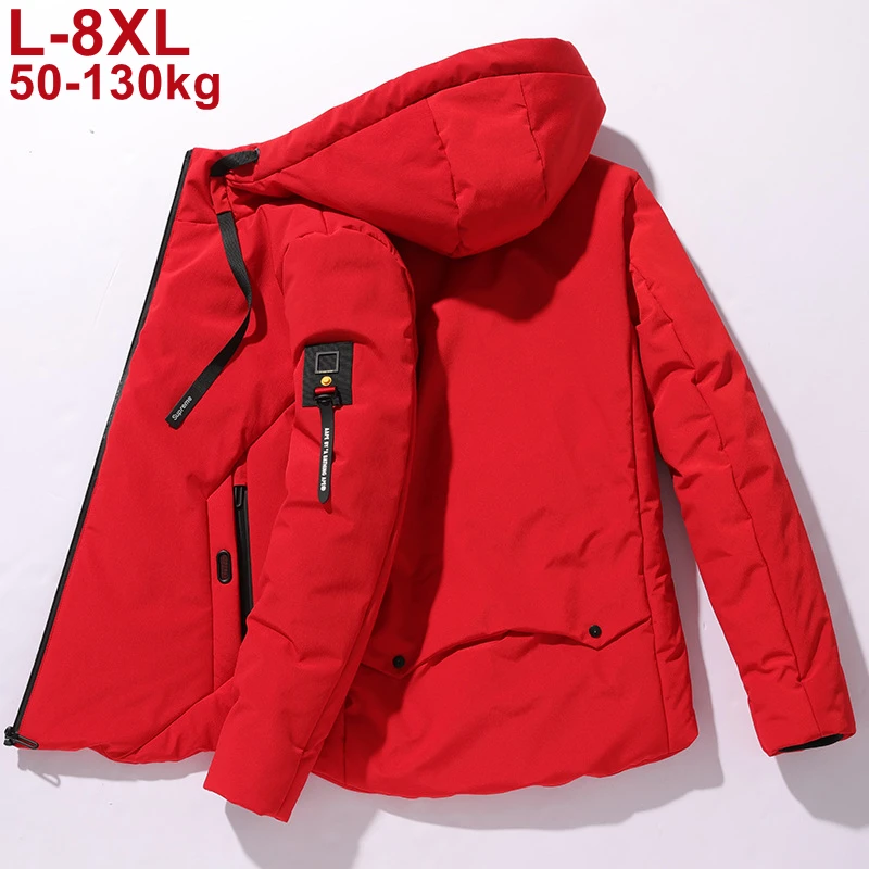 Plus Size 8xl Winter Warm Men Down Jacket Coat Casual Thick Hooded Parka Duck Down Jackets Black Red Green Mens Puffer Coats
Plus Size 8xl Winter Warm Men Down Jacket Coat Casual Thick Hooded Parka Duck Down Jackets Black Red Green Mens Puffer Coats