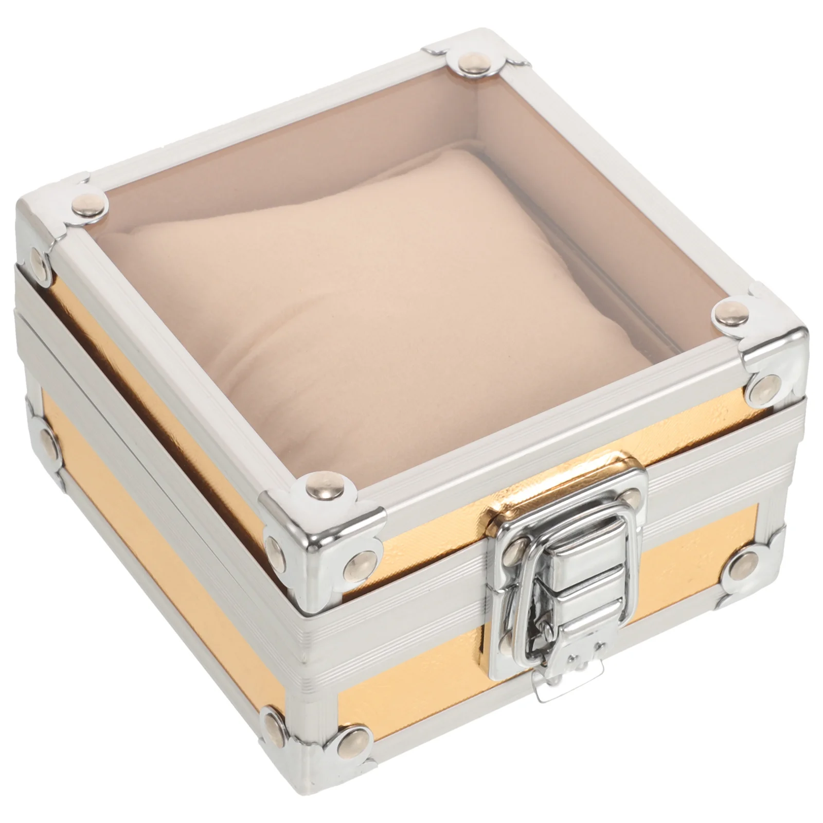 Aluminum Alloy Watch Display Box Stylish Anti-Fall Lightweight Storage Case Suitable for Various Watch Sizes Travel Desktop
Aluminum Alloy Watch Display Box Stylish Anti-Fall Lightweight Storage Case Suitable for Various Watch Sizes Travel Desktop