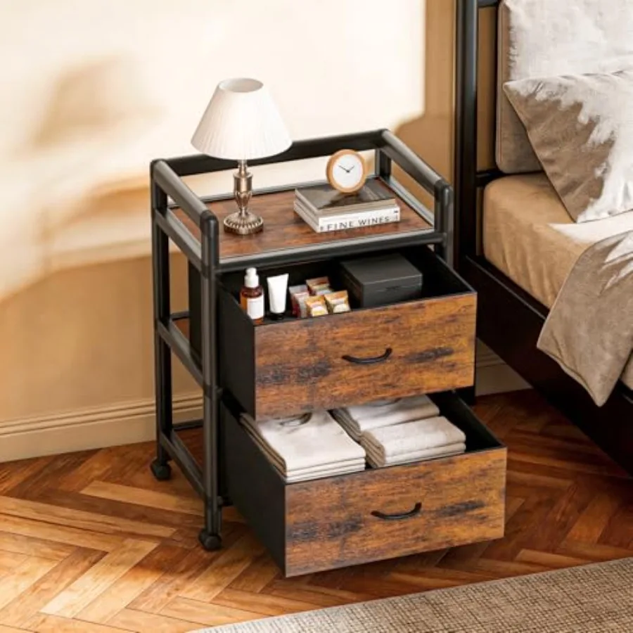 2 Drawer File Cabinet with 26'' Removable Fabric Drawers Convert to Shelves Mobile Filing Cabinet on Wheels Heavy Duty Metal Pr
2 Drawer File Cabinet with 26'' Removable Fabric Drawers Convert to Shelves Mobile Filing Cabinet on Wheels Heavy Duty Metal Pr