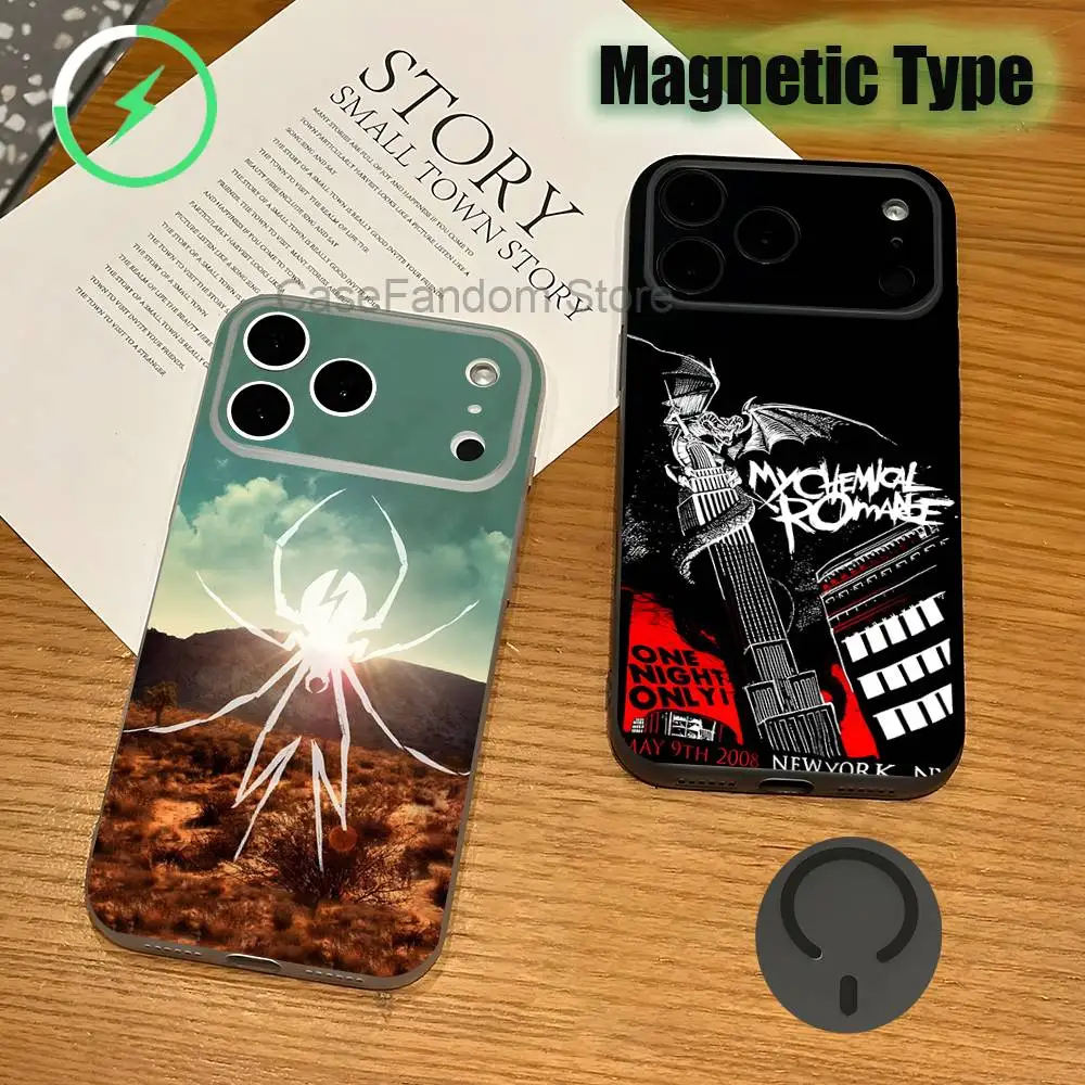 Rock Band My C-Chemical R-Romance Transparent gray Phone Case For iPhone 17,16,15,14,13,Pro,Max,Plus Magnetic Wireless Charging
Rock Band My C-Chemical R-Romance Transparent gray Phone Case For iPhone 17,16,15,14,13,Pro,Max,Plus Magnetic Wireless Charging