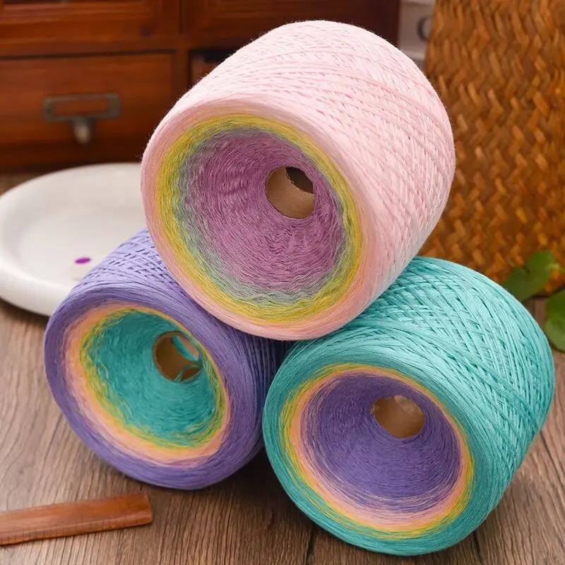1Pc 300g Silk cotton Yarn For Hand Knitting rainbow Crochet Yarn Knit line for sweater scarf hat Crocheting Threads for bag
1Pc 300g Silk cotton Yarn For Hand Knitting rainbow Crochet Yarn Knit line for sweater scarf hat Crocheting Threads for bag