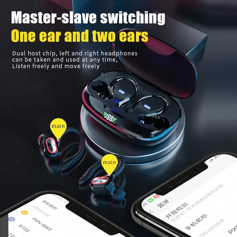 2025 New S730 HiFi Stereo Wireless Bluetooth Earphones with Noise Reduction and Ear Hook Waterproof Sports Earphones
2025 New S730 HiFi Stereo Wireless Bluetooth Earphones with Noise Reduction and Ear Hook Waterproof Sports Earphones