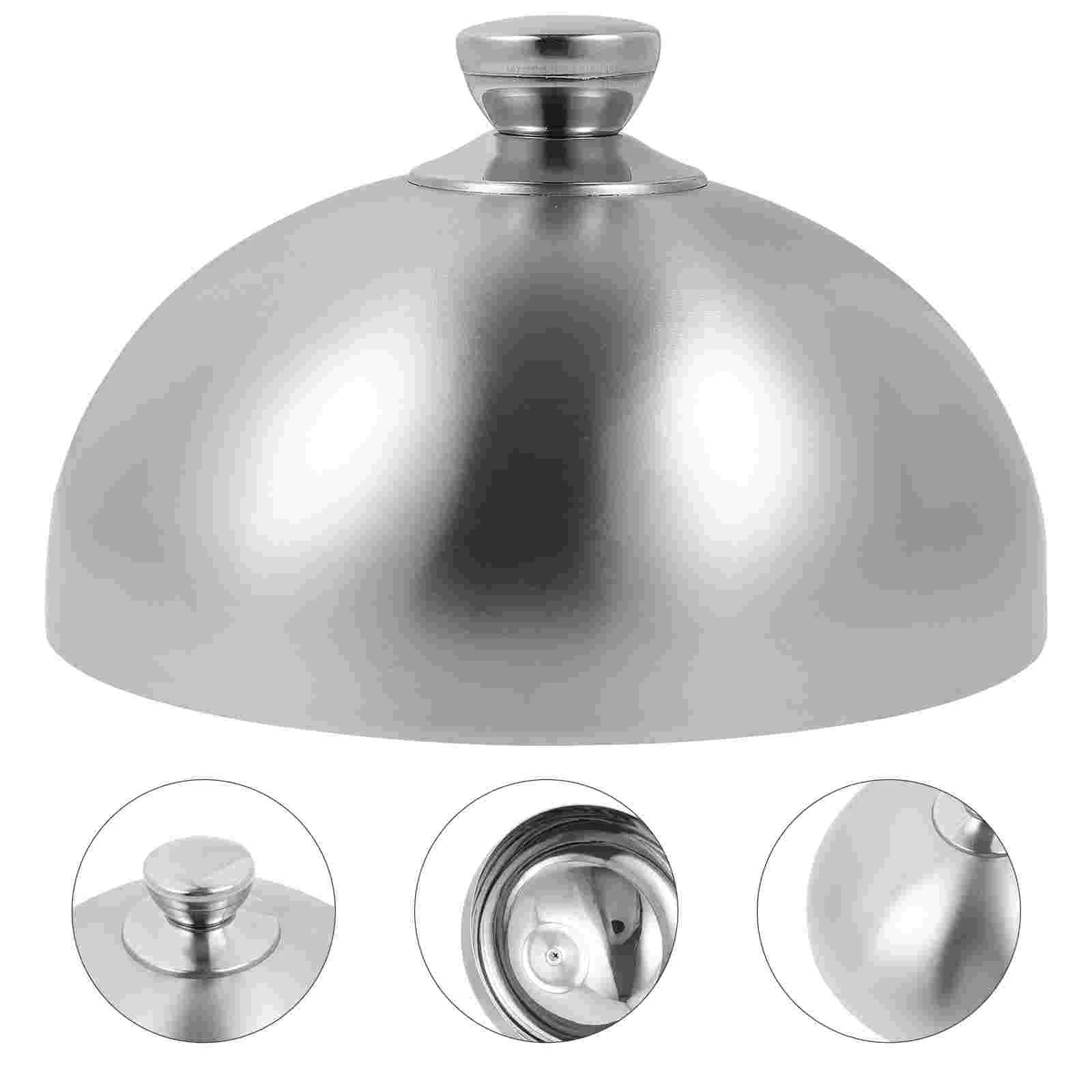 Cloche Steak Cover Roasting Pan with Lid Kitchen Gadget Round Restaurant Silver Stainless Steel
Cloche Steak Cover Roasting Pan with Lid Kitchen Gadget Round Restaurant Silver Stainless Steel